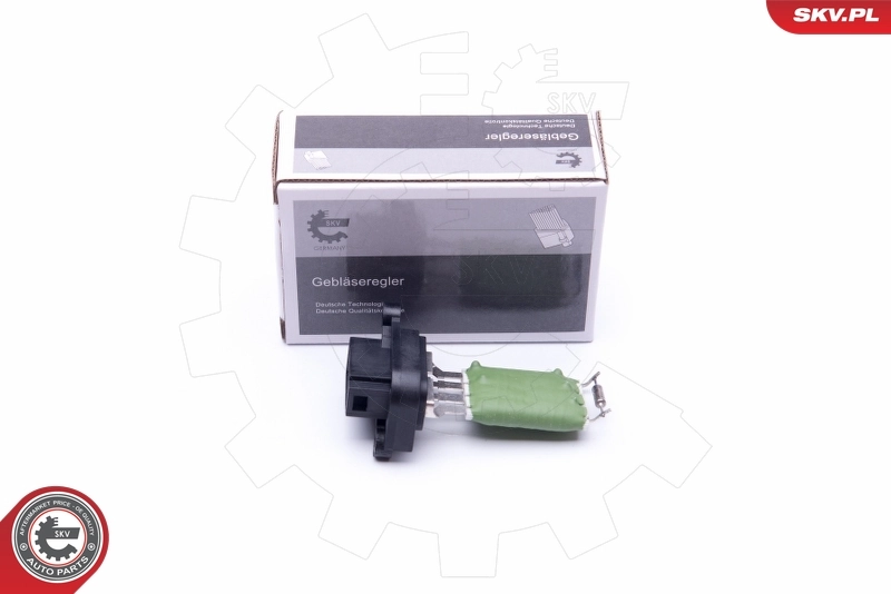 Resistor, interior blower